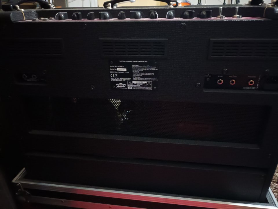 Vox AC30 C2 con flight case