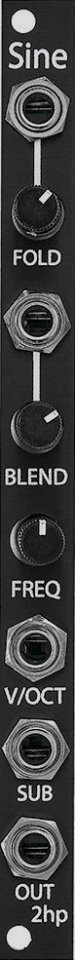 2HP Sine eurorack
