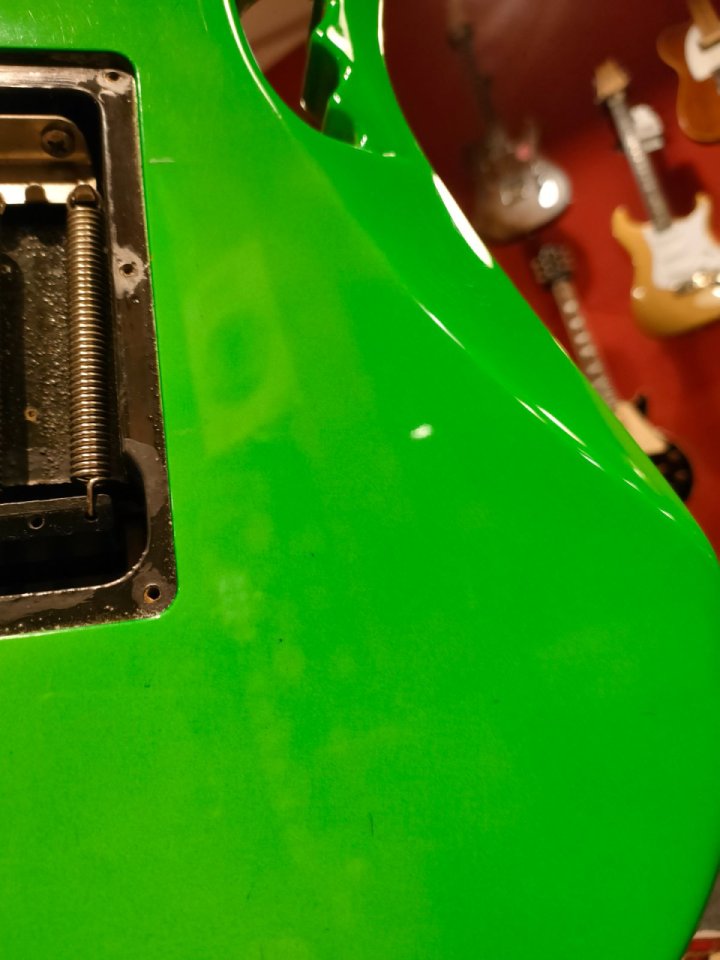 Ibanez JEM777-LG Steve Vai con Edge Tremolo 1987 - Loch Ness Green