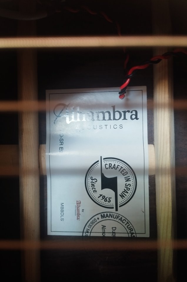 Acústica Alhambra AD-SR E9 de segunda mano · Foto 8 de 9 · Barcelona · 1100 €