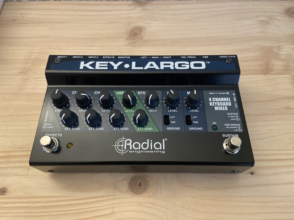 Mezcladora Key-Largo de Radial Engineering