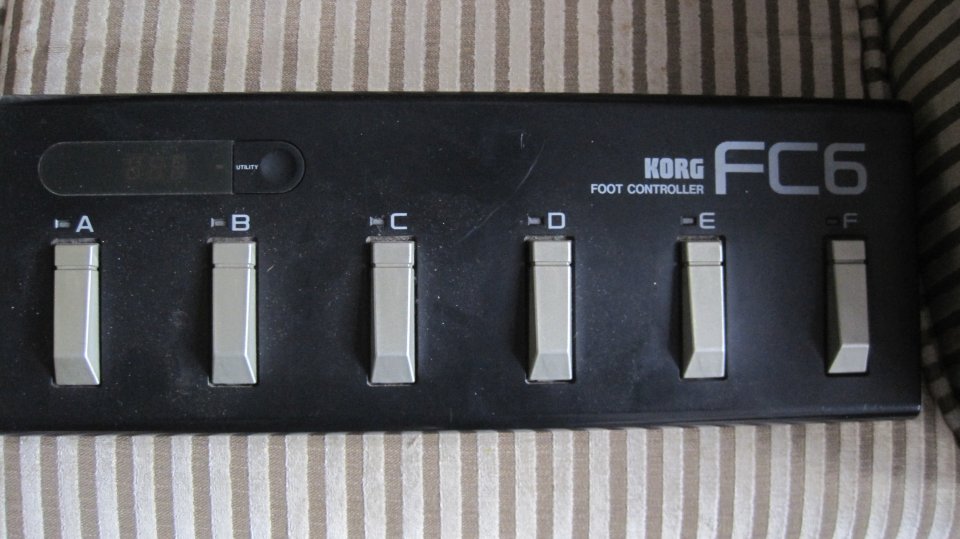 Pedalera midi Korg FC-6 Foot Controller