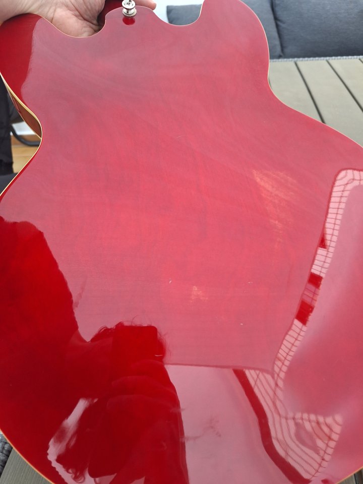 Epiphone ES-335 IBG (Mejoras Top: Seth Lover + Kit Faber completo) + Funda de segunda mano · Foto 5 de 10 · Illes Balears · 800 €