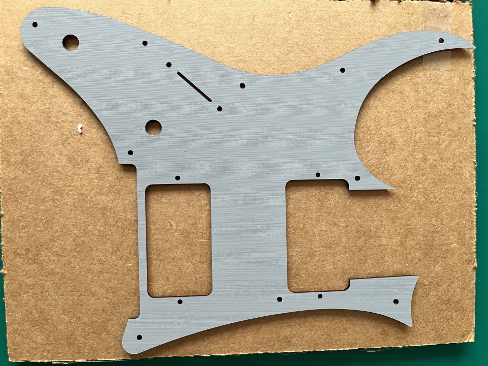 Pickguard-golpeador garnet-mirror