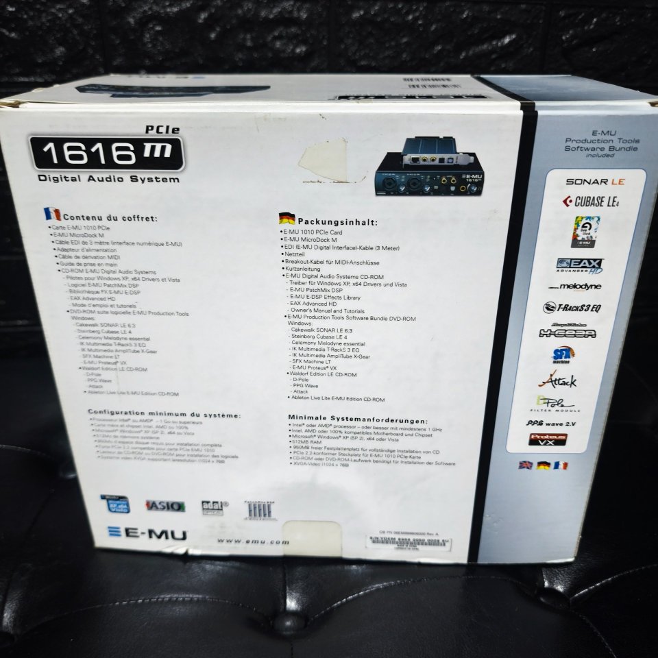 Tarjeta Sonido Creative E-MU 1616m PCIe