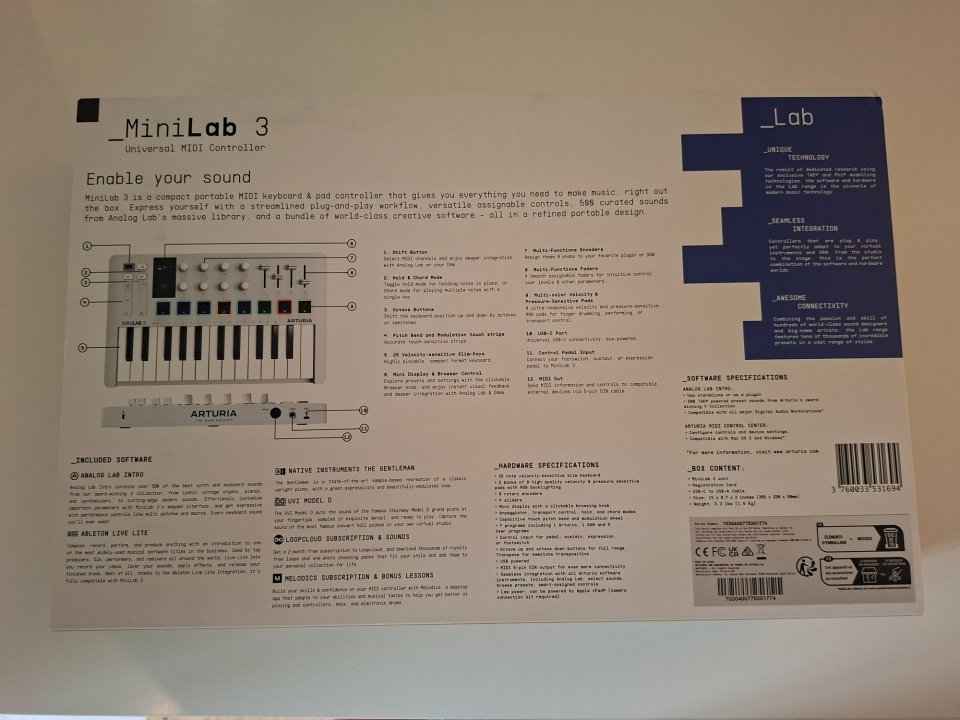 Arturia Minilab 3 de segunda mano · Foto 10 de 10 · Madrid · 75 €