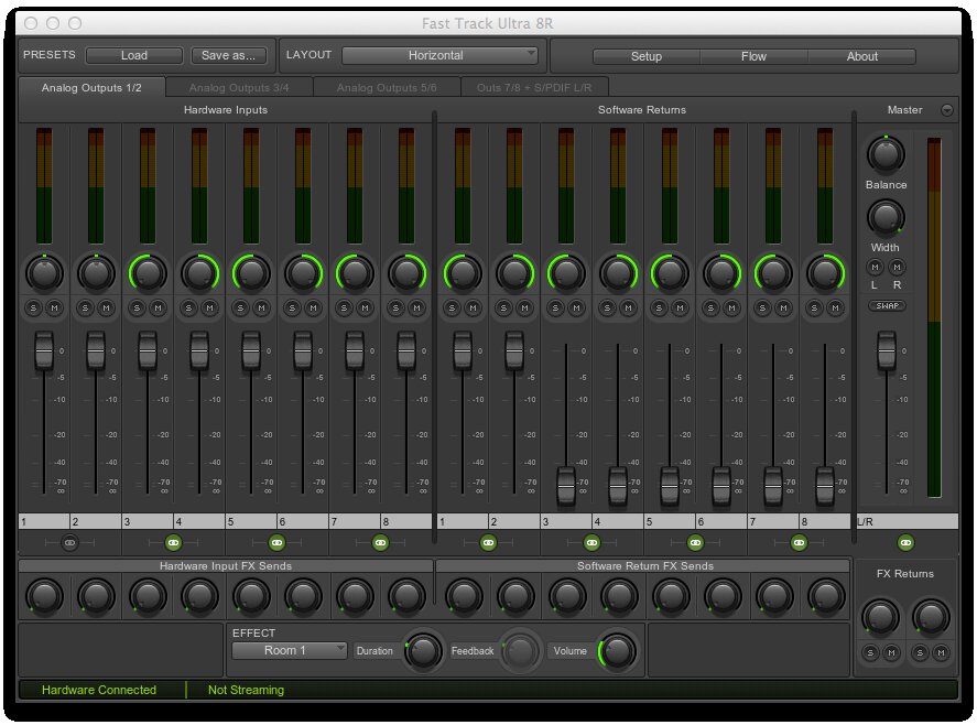 Interface de Audio Avid Fast Track Ultra 8R