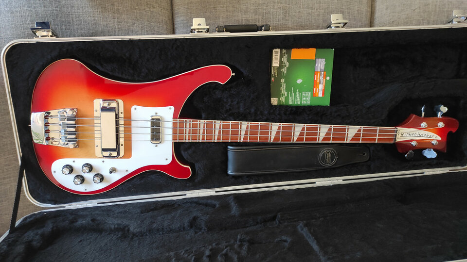 Bajo Rickenbacker 4003 Fireglo 2018