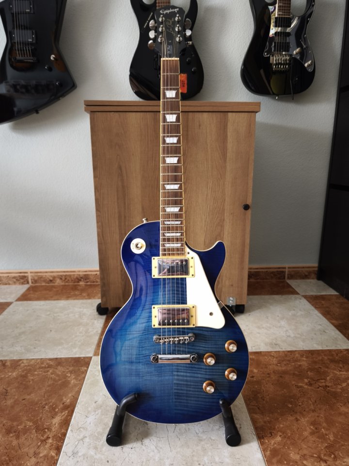 Epiphone les paul standard blueburst año 2006
