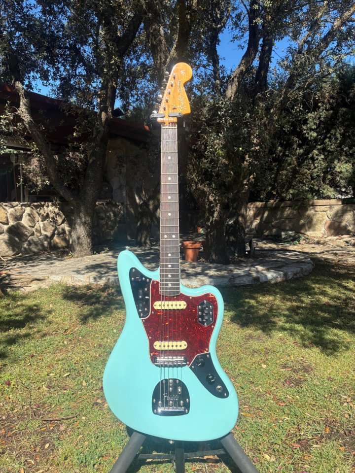Fender American Original '60s Jaguar RW Daphne Blue de segunda mano · Foto 1 de 7 · Madrid · 1500 €