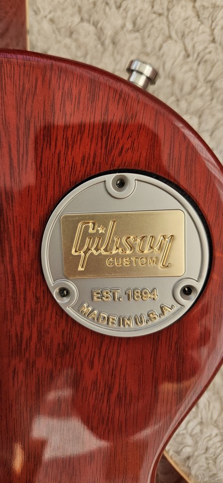 Gibson Custom Shop Placa Metálica
