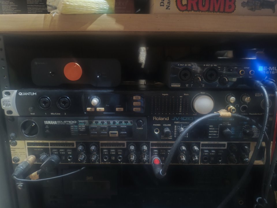 Presonus Quantum 26x32 Thunderbolt 2, tarjeta thunderblt PCIe y cables de segunda mano · Madrid · 525 €