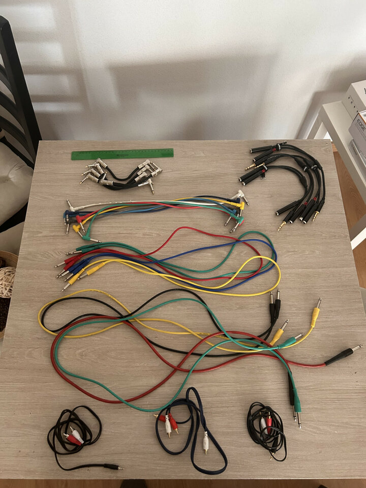 Pack cables guitarra y audio