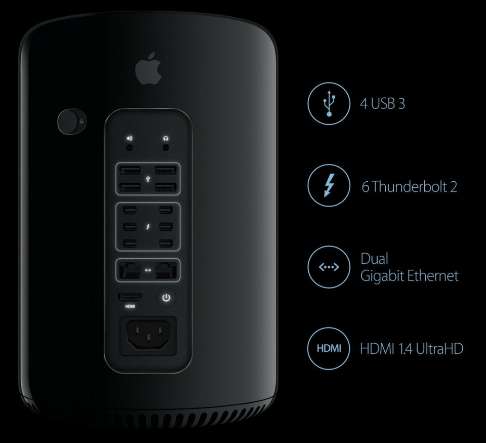 Oportunidad-Apple Mac Pro 6,1 12 cores/64gb ram/1tb ssd/D300 1 año garantía