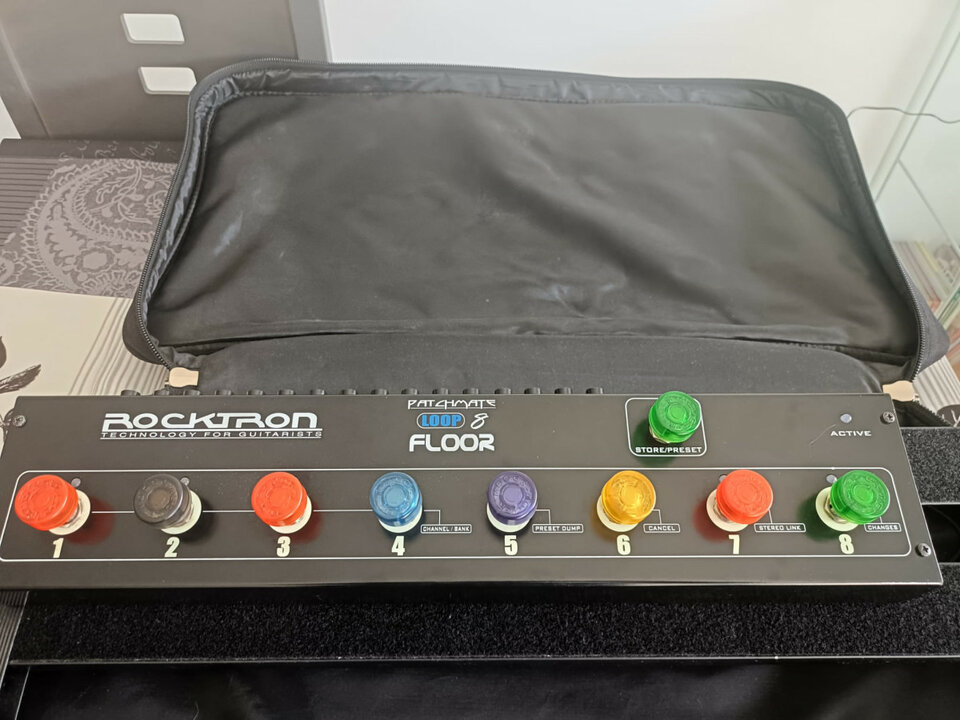 Pack Pedalera Rocktron Patchmate Loop floor 8 + soporte pedalera Spacehsip