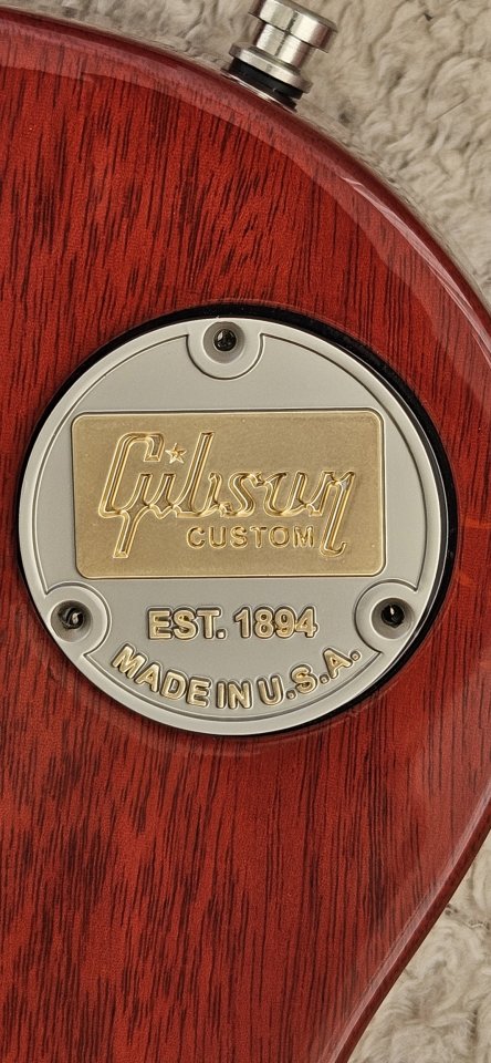 Gibson Custom Shop Placa Metálica