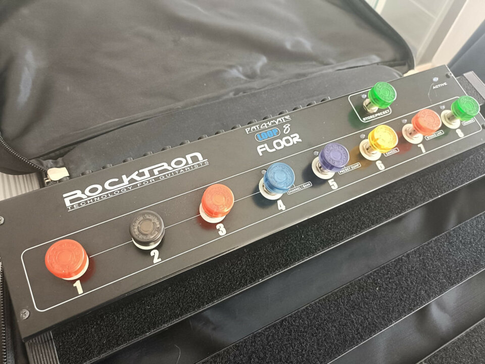 Pack Pedalera Rocktron Patchmate Loop floor 8 + soporte pedalera Spacehsip