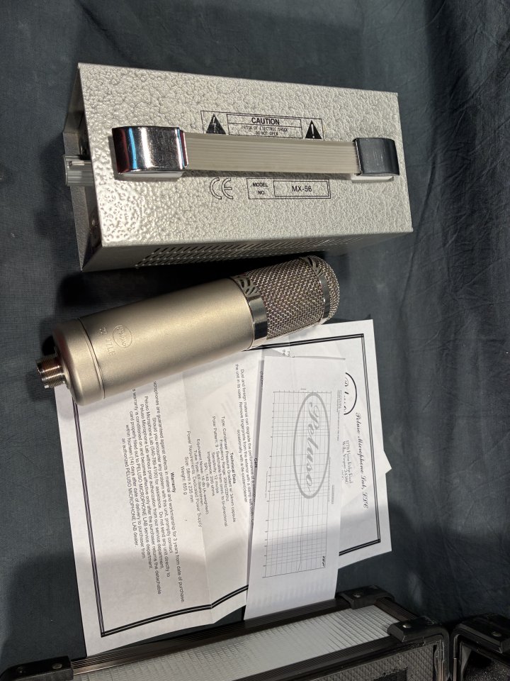 Micrófono de válvula Peluso 2247 LE (Limited Edition) + Kahayan Mod. de segunda mano · Foto 5 de 9 · Lleida · 1700 €