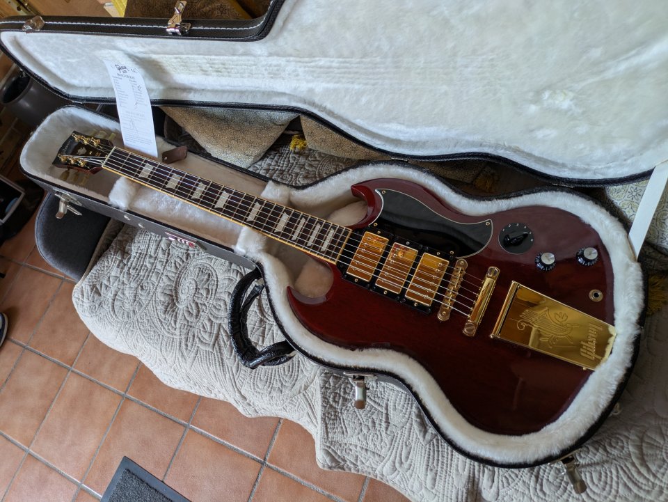 Gibson SG-3 Heritage Cherry Limited Edition 2007 de segunda mano · Foto 1 de 8 · Madrid