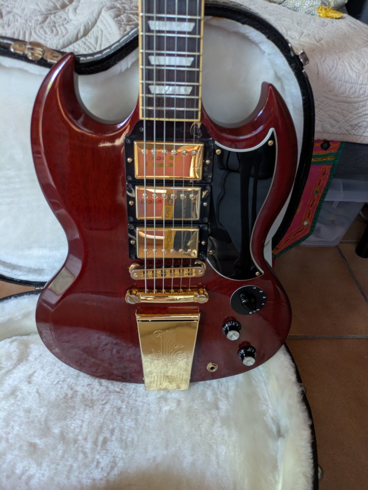 Gibson SG-3 Heritage Cherry Limited Edition 2007 de segunda mano · Foto 3 de 8 · Madrid