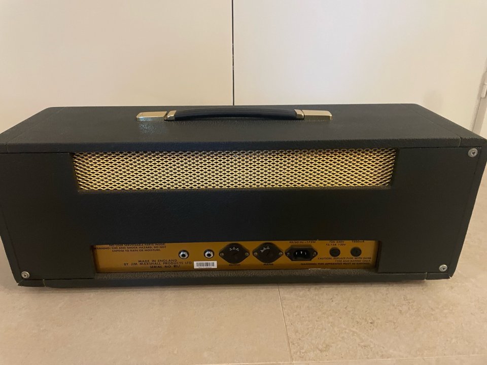 Marshall Plexi Amplificador a valvulas