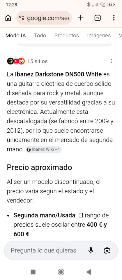 Ibanez DN500 darkstone White