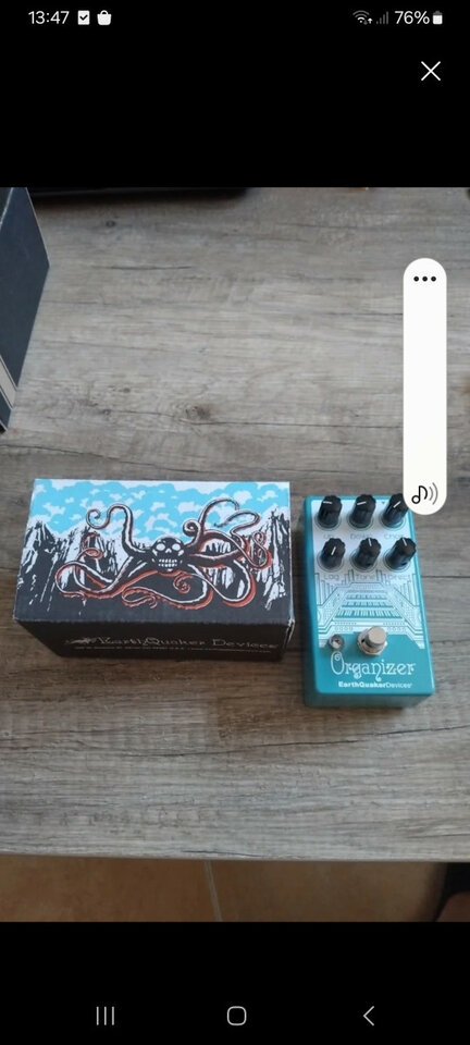 Pedal octavador/emulación de organo, earthquaker devices organizer