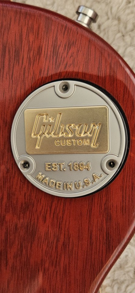Gibson Custom Shop Placa Metálica