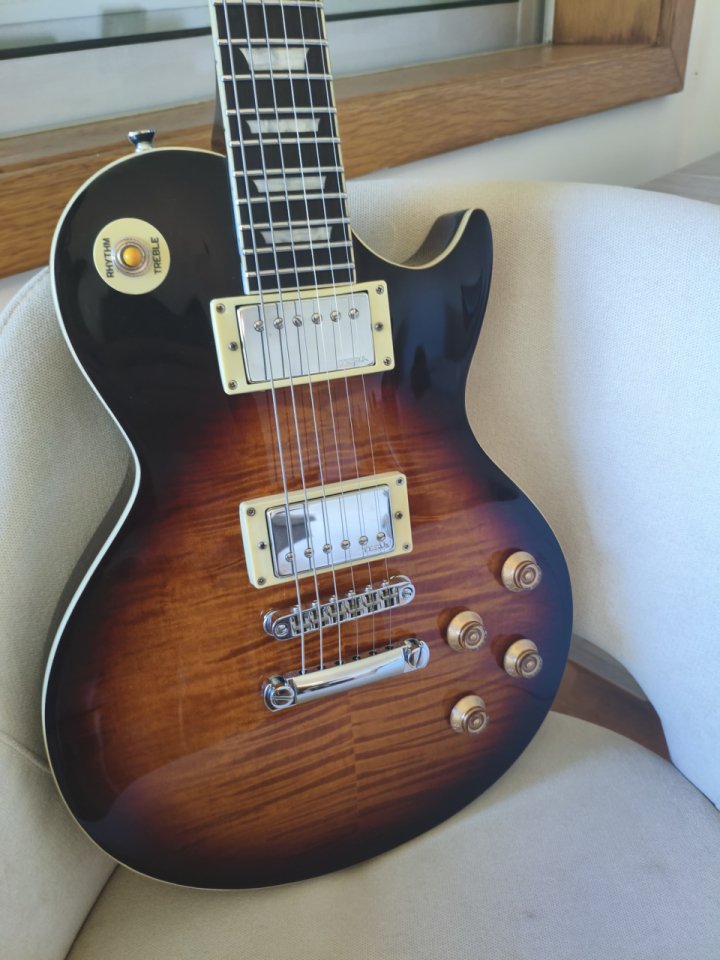 Harley Benton SC-550 II Deluxe + Set Gibson 490R/498T (4 conductores) de segunda mano · Foto 2 de 8 · Pontevedra · 380 €