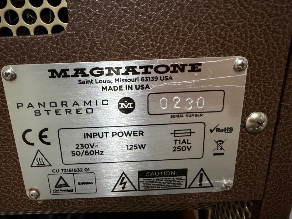 Magnatone Panoramic Stereo