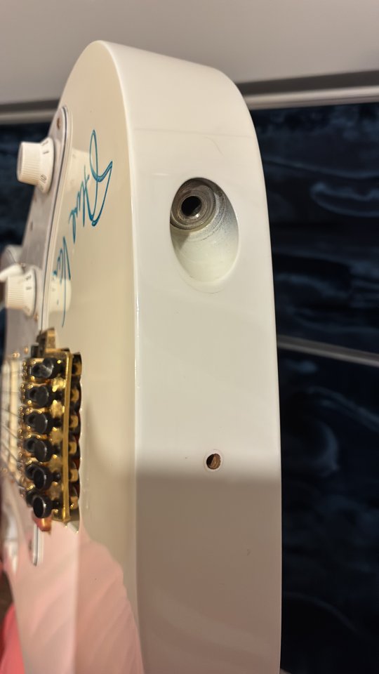 Guitarra Ibañez Jem 7v WH 2003 gama alta