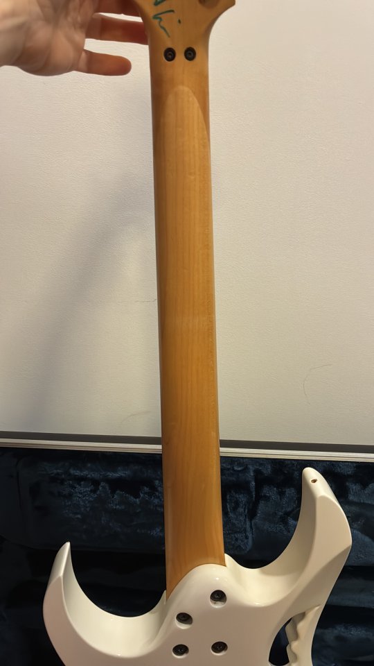 Guitarra Ibañez Jem 7v WH 2003 gama alta