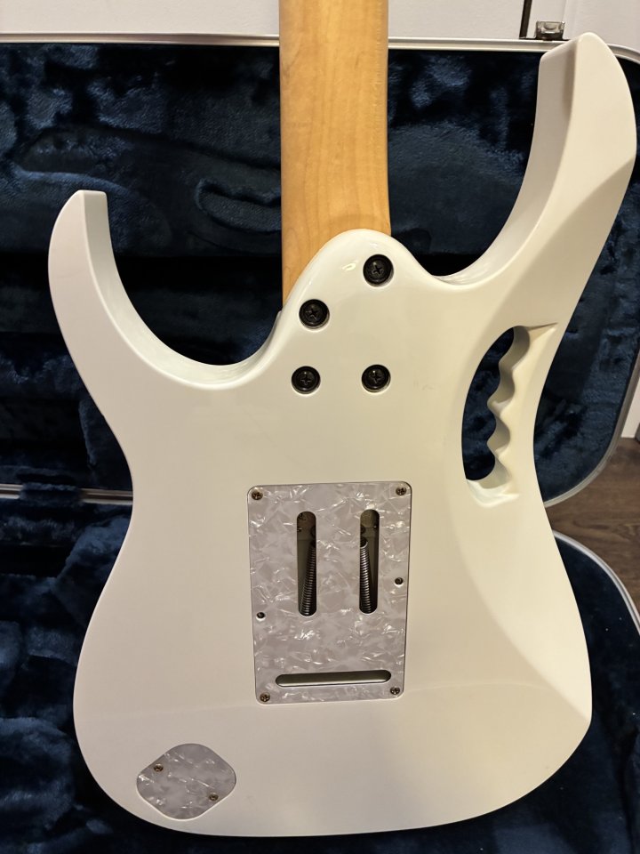 Guitarra Ibañez Jem 7v WH 2003 gama alta