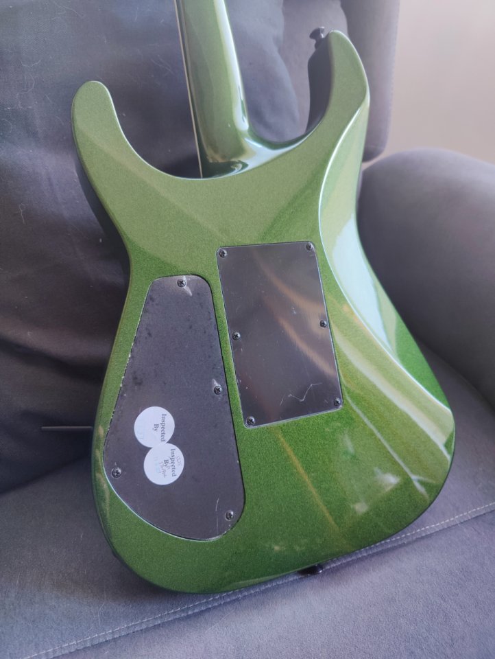 Guitarra Jackson SLX Manalishi Green de segunda mano · Foto 5 de 6 · Madrid · 550 €