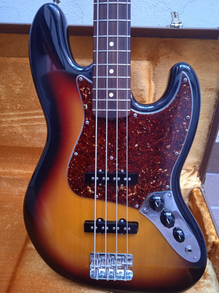 1994 Fender Jazz Bass '62 USA, pasivo 3 potenciómetros, como nuevo!