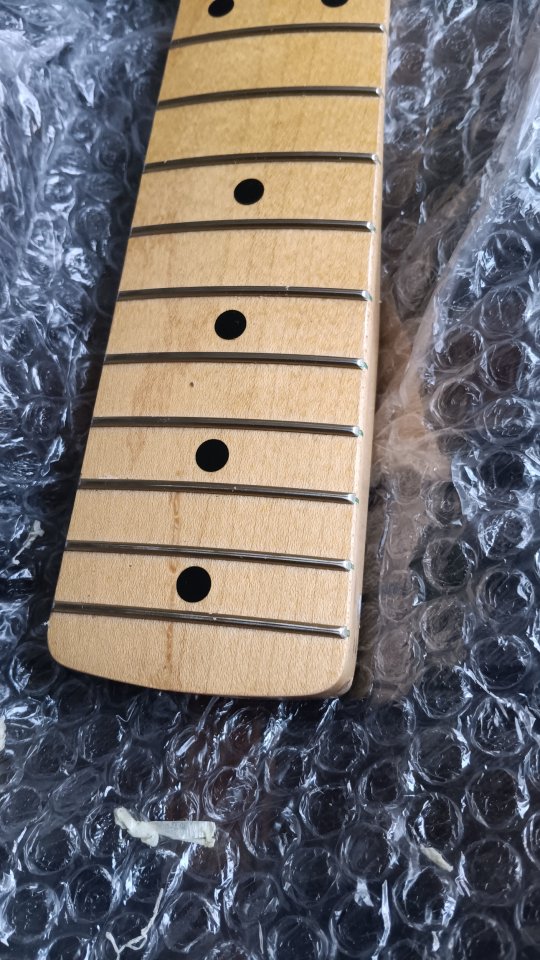 RESERVADO Mastil stratocaster Allparts Bad Dog Guitars