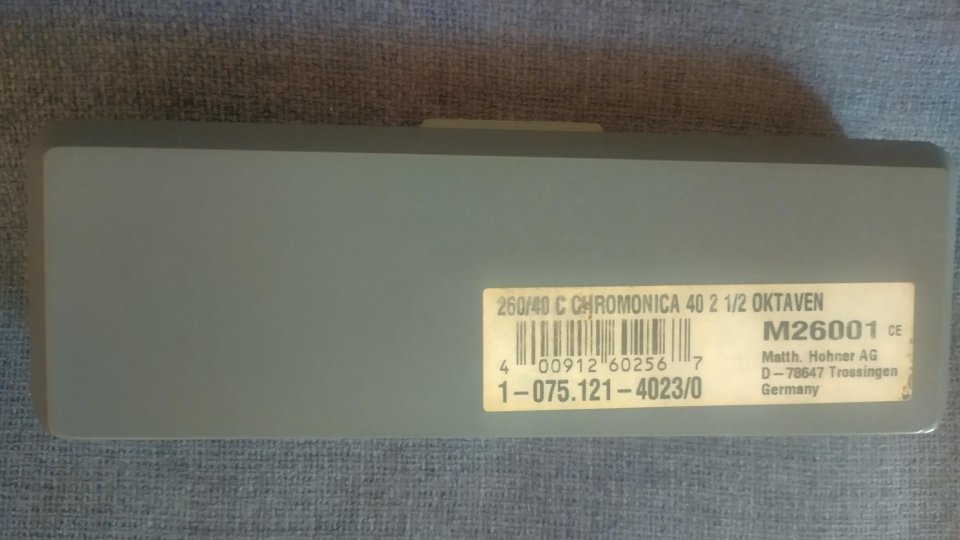Armónica cromática HOHNER Chromonica 260 40 C de segunda mano · Foto 9 de 9 · Zaragoza · 75 €