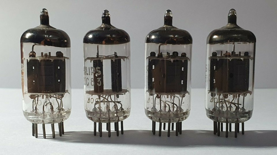 Válvula NOS Philips Miniwatt ECC83 / 12AX7 / 7025 tubos previo hifi phono