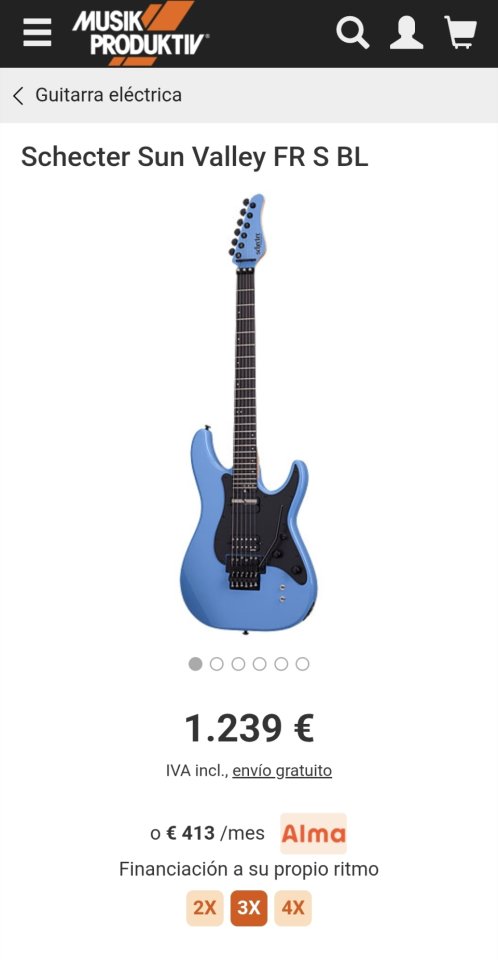 SCHECTER sun valley sustainiac