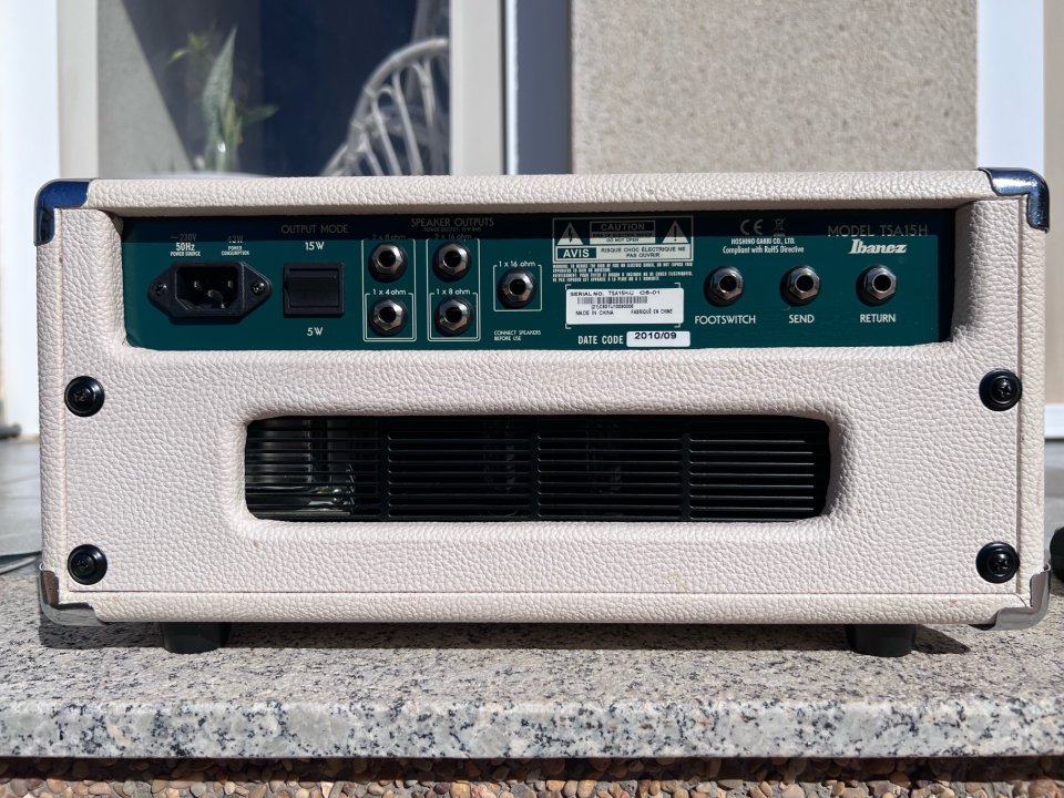 Cabezal Ibanez TSA15H Tubescreamer