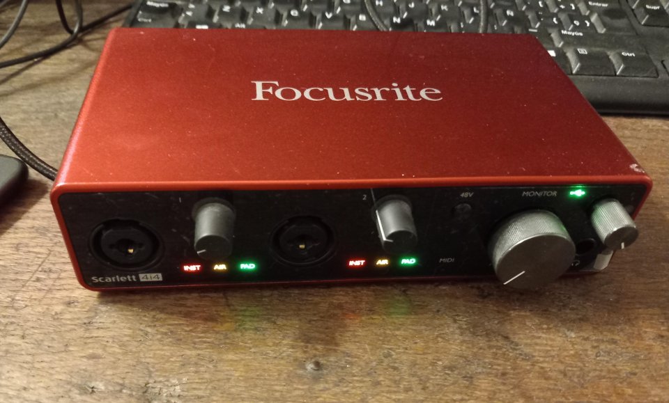 FOCUSRITE Scarlett 4i4 3rd generation