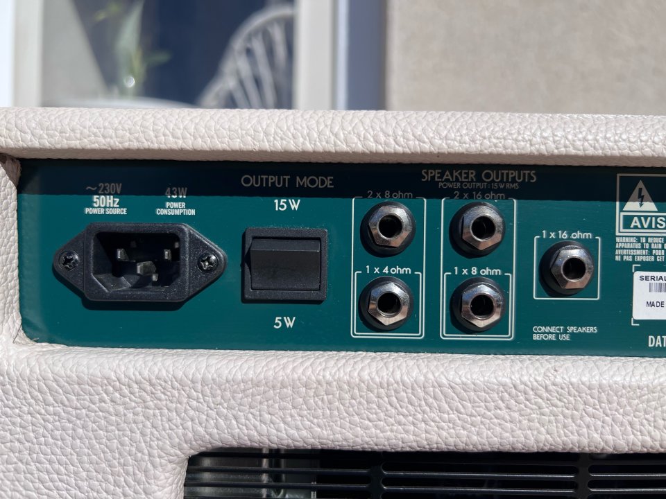 Cabezal Ibanez TSA15H Tubescreamer