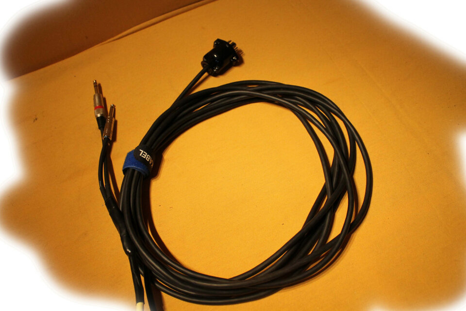 Cable conector 11 pines a Jacks.