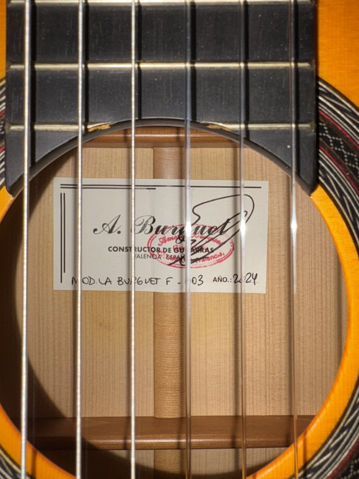 Guitarra flamenca Amalio Burguet