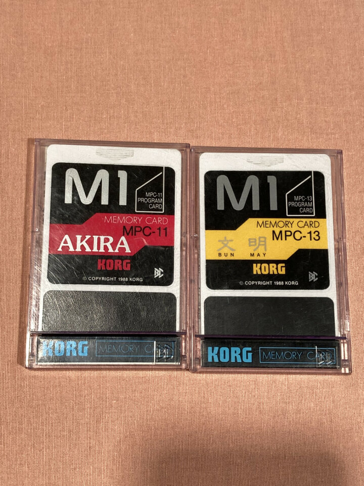 Tarjetas MPC ROM para Korg M1/Korg M1R de segunda mano en Madrid