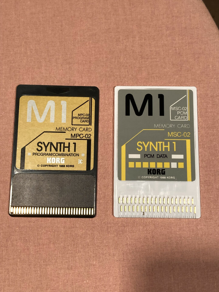 Tarjetas MPC ROM para Korg M1/Korg M1R de segunda mano en Madrid