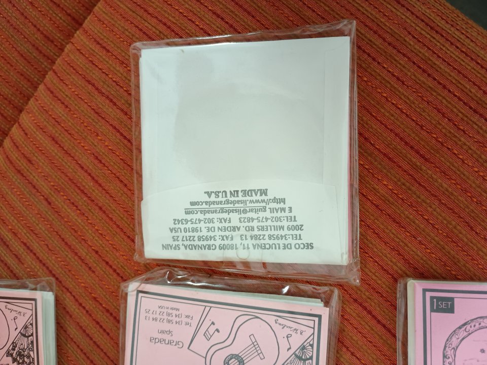 7 juegos de cuerdas de guitarra clásica