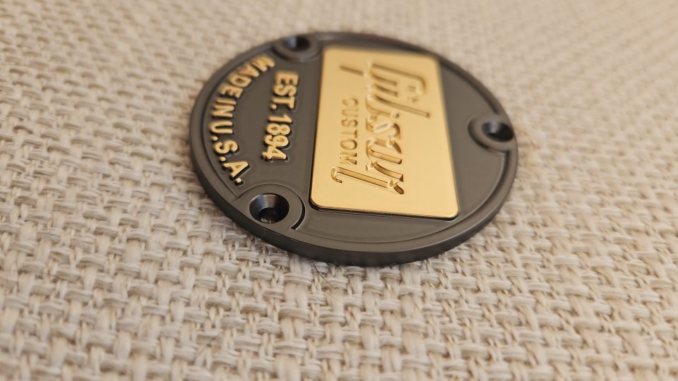 Gibson Custom Shop Placa Metálica