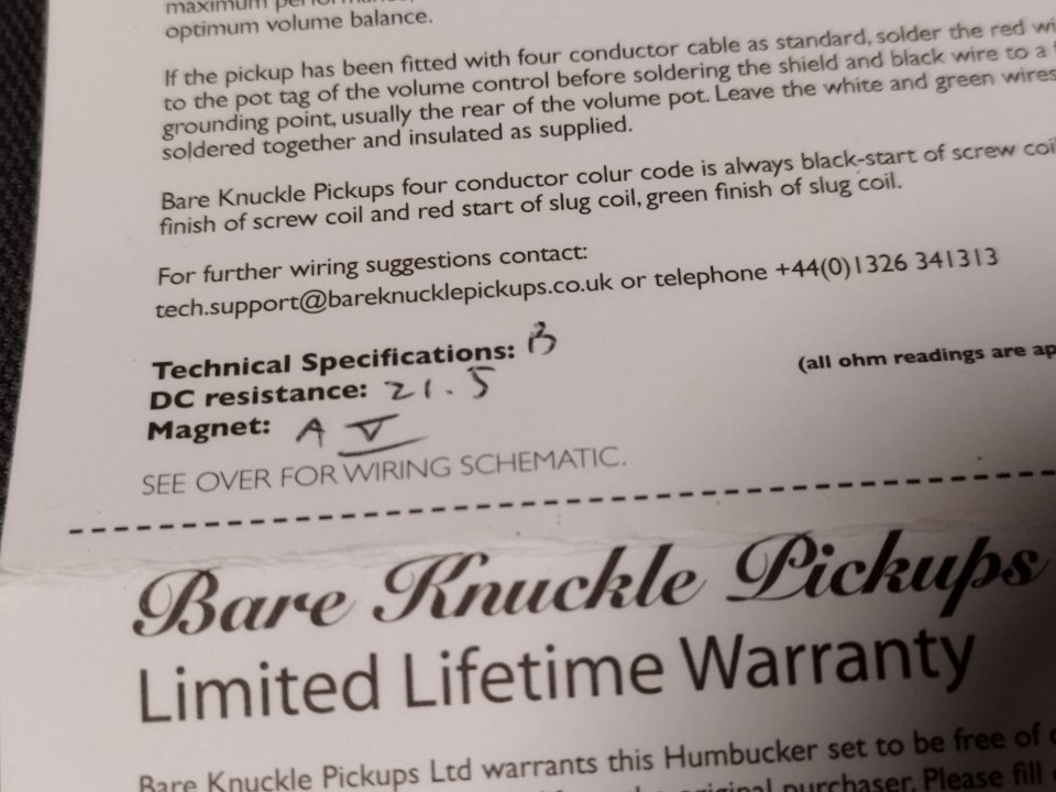 Bare Knuckle WARPIG set Chrome de segunda mano · Foto 7 de 9 · Tarragona · 290 €