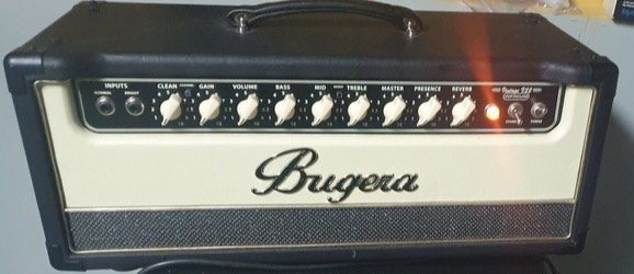 Buguera v22 infimum cabezal a válvulas y/o pantalla 1x12 celestion vintage